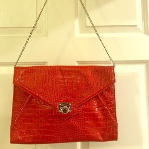 White House Black Market Red clutch